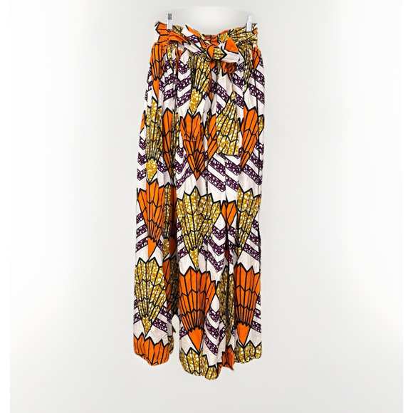 Advance Apparels Skirt Free Size 100% Cotton Tribal Chevron Boho Festival Sweep - Picture 4 of 8